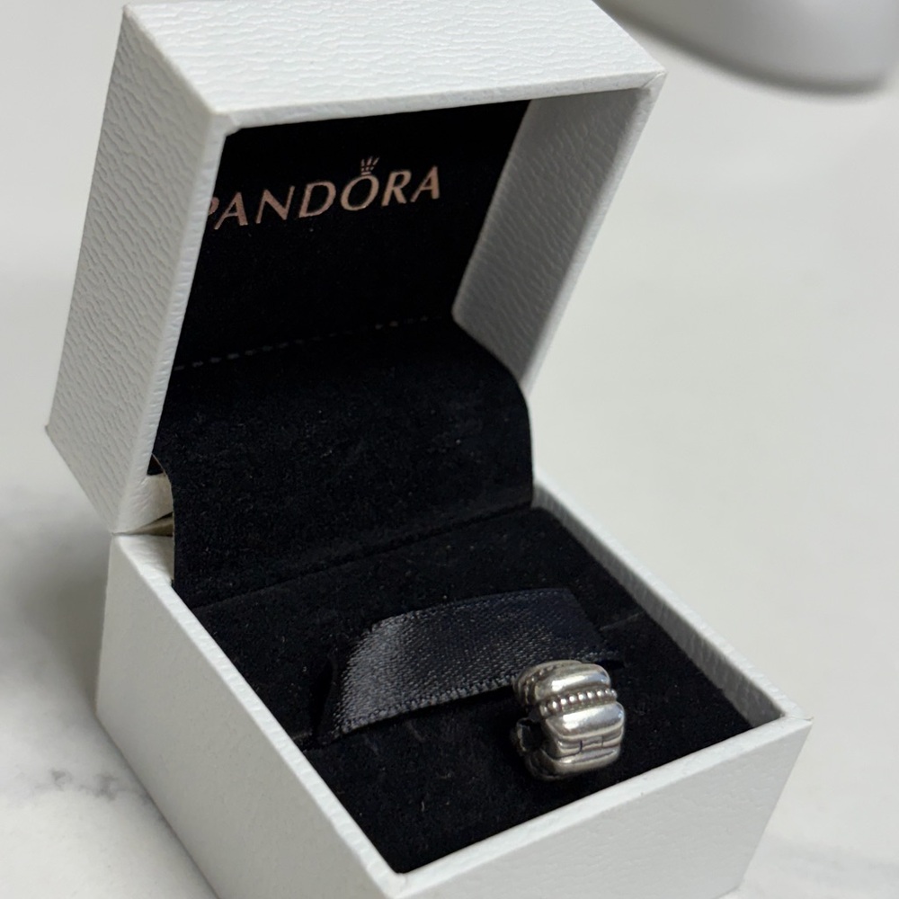 Pandora Silver Bead clip Charm